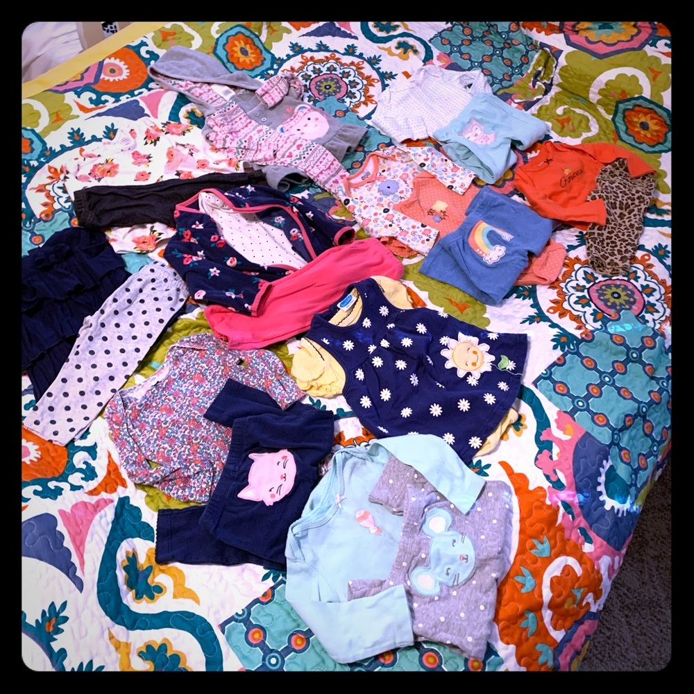 Girls size 9 months matching sets